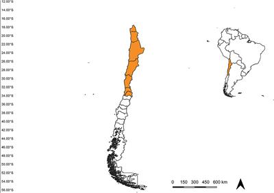 Modeling the Potential Distribution of the Malaria Vector Anopheles (Ano.) pseudopunctipennis Theobald (Diptera: Culicidae) in Arid Regions of Northern Chile